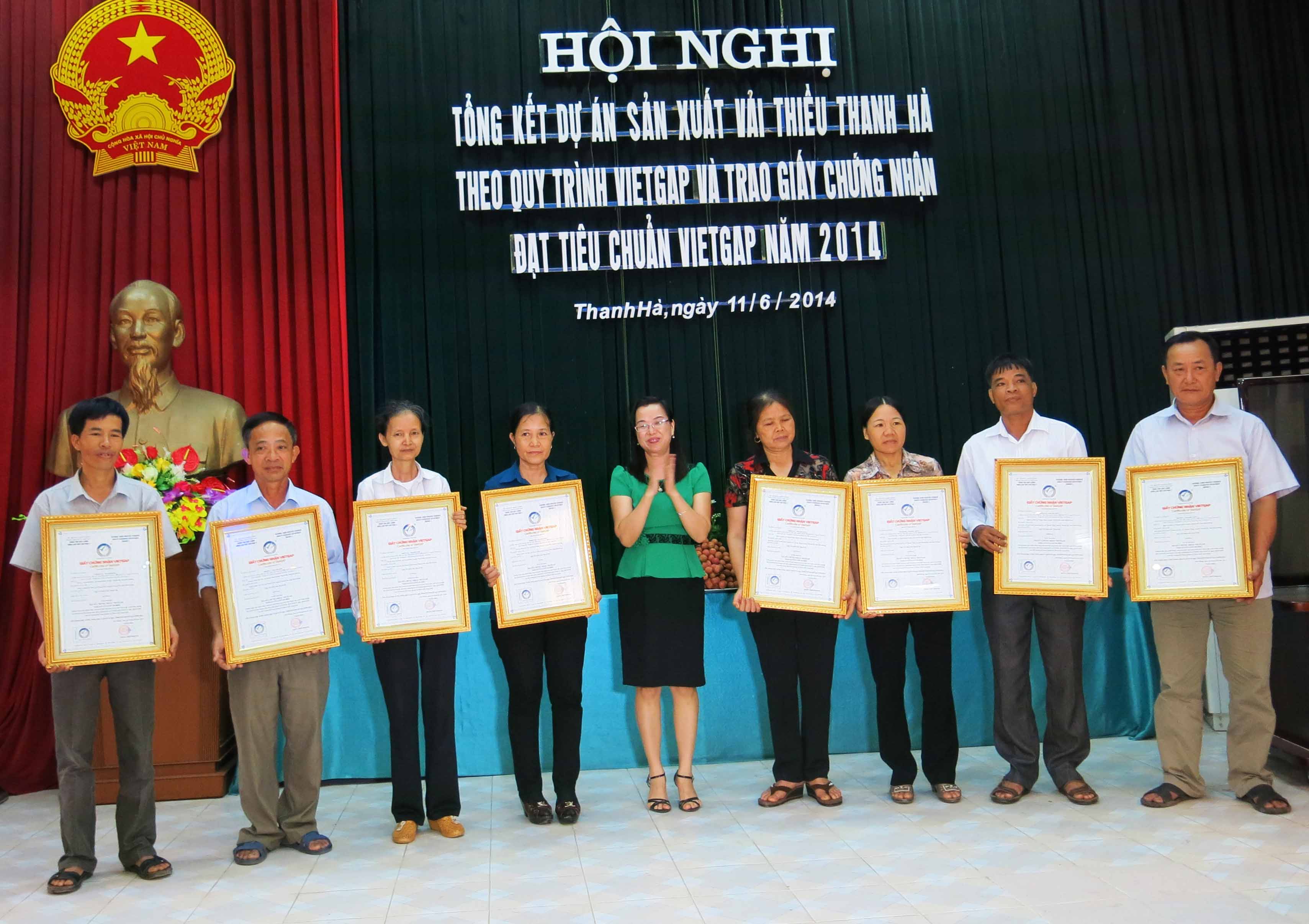 Hải Dương: Sản xuất vải thiều Thanh Hà theo quy trình VietGAP đảm bảo vệ sinh an toàn thực phẩm